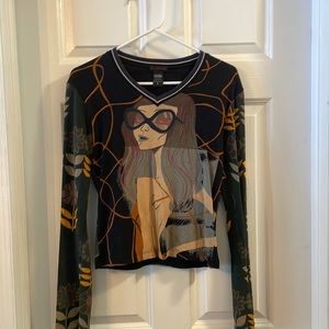 Long sleeve vintage custo shirt